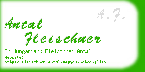 antal fleischner business card